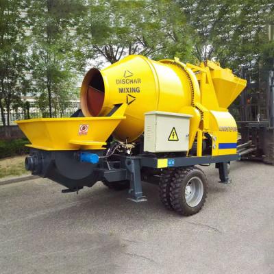 China Pipe Concrete Truck Between Construction Engineering Concrete Pump Electric Trailer Pump for sale