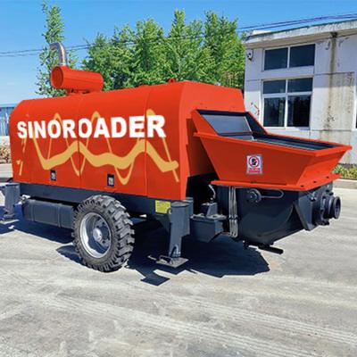 China Construction Engineering Mobile Trailer Mounted Concrete Pump Diesel Machine , Diesel Trailer Mounted Concrete Pumps for sale