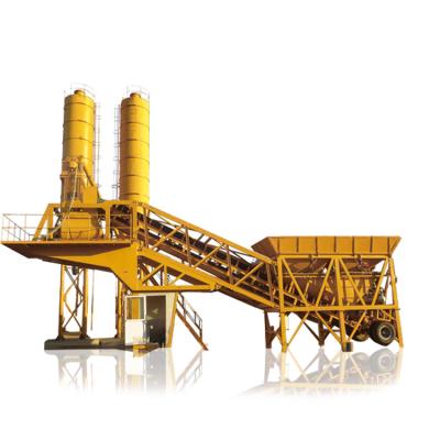 China Construction Projects Mobile Concrete Mixing Plant YHZS35 Small Concrete Batching Plant for sale