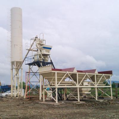 China Professional factory china hopper elevator concrete batching machine hzs25 concrete batching plant for sale