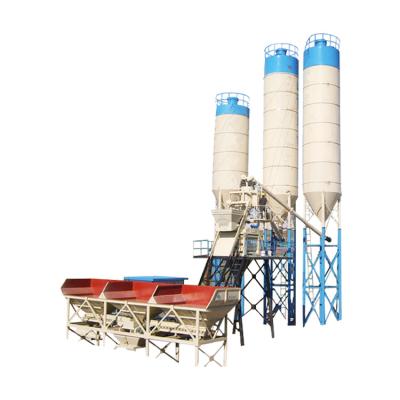 China China factory hzs25 lifting hopper concrete batching plant for sale