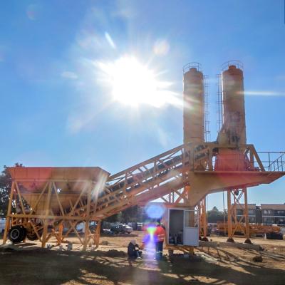 China Construction Project 50m3 On Site Stationary Concrete Mini Batching Plant for sale