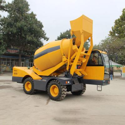 China Construction Industry Motor Self Loading Concrete Mixer SR1500 Self Loading Concrete Mixing Machinery At Low Price for sale