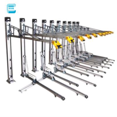 China Maximizes Storage Space 2021 New Product Semi-Vertical Bike Racks For 2 Bikes for sale