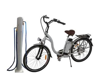 China Quality Bike Bollards / Bollard Bike Steel Material Racks With Locking System For Bike Parking 7*7*108CM for sale