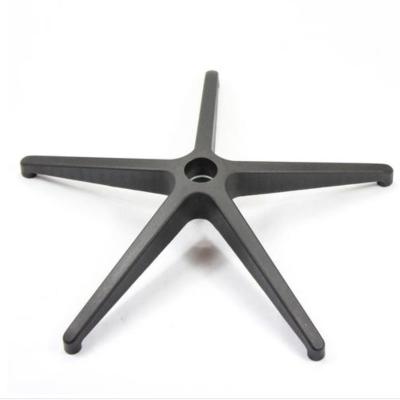 China Contemporary Furniture Accessories Die Cast Aluminum Alloy Chair Parts Five Star Swivel Chair Base for sale