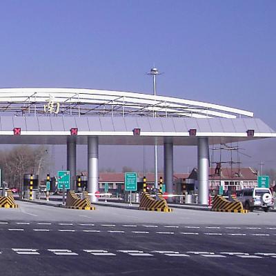 China Steel Structure Warehouse Large Span Space Frame Steel Structure Toll Station Gas Station Light Steel Structure for sale