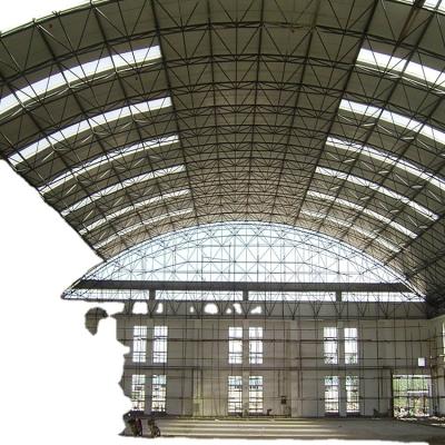 China Easy Assemble Light Gauge Space Frame Roof Cover Stadium Space Frame Covering Shade Steel Structure for sale