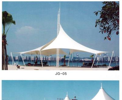 China Easy assemble basketball badminton court membrane structure tent, sun sail and membrane tension structure for sale