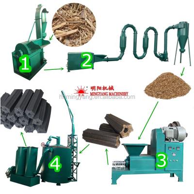 China Small Energy Saving Charcoal Biomass Coal Wood Press Briquette Machine For Sale for sale