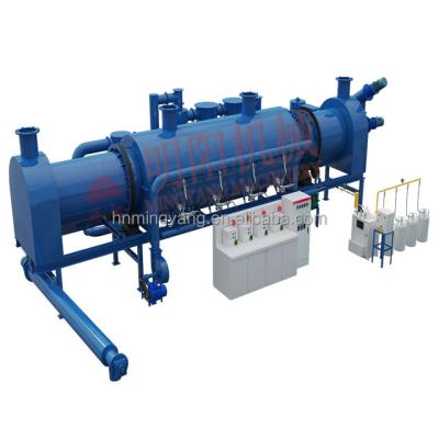 China 1200*11200mm Biomass Sugarcane Waste Wooden Chips Sawdust Rice Husk Continuous Rotary Biochar Charcoal Making Machine Carbonization Furnace for sale