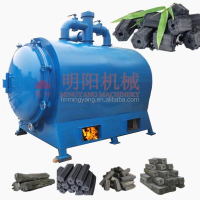 China 9CBM Coconut Shell Charcoal Making Furnace Bamboo Biochar Carbonization Machine Furnace for sale