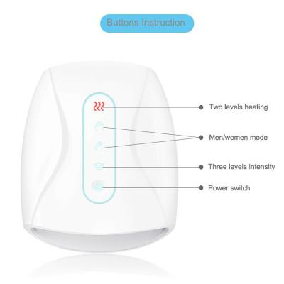 China Heating Invisible Touch Panel Plus Wireless Air Pressure Electric Vibration Head and Hand Finger Massager for sale