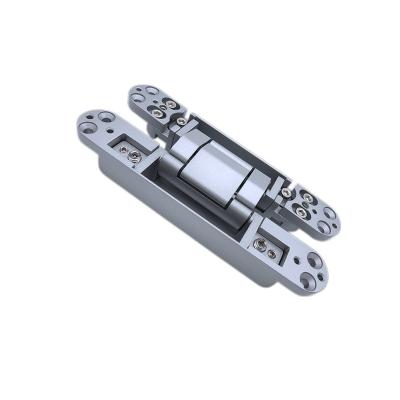 China Smoothly 180 Degree Flat Hinge 3 Way Adjustable  durable stainless steel Foliding door hinge for sale