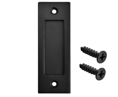 China Modern Hot sale high quality black iron flat hidden door handles for sale