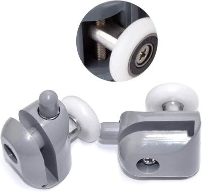 China Smoothly Single Wheel Shower Door Rollers  Guides Runners Wheels  Pulleys showerbathroom roller for sale