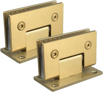 China Rolling Smoothly Golden Stainless steel brushed nickel reveals ark folder glass shower door pivot hinge for sale