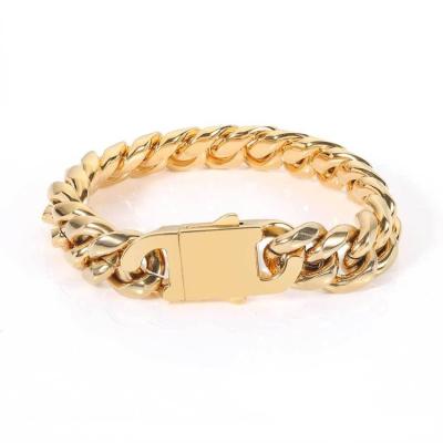 China Wholesale Good Quality FASHIONABLE Ladies Stainless Steel Bracelet Cuba Chain Bracelet Bracelet for sale