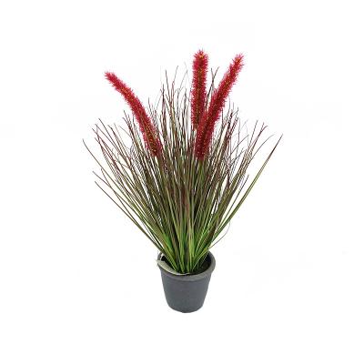 China Home Decoration Plants Almost Natural Onion Artificial Grass Potted For Decoration Onion Artificial Grass for sale