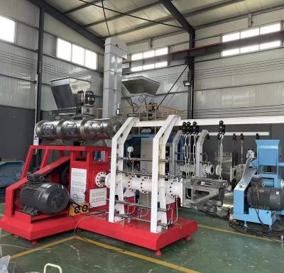 China TSE128 3000-7000kg/h Large Capacity Feed Mill Use Two Screw Fish Feed Extruder Pet Food Processing for sale