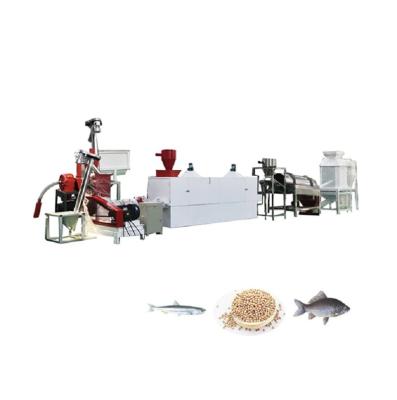 China Factory 200~800KG/H Floating Fish Feed Processing Line For Sale Floating Fish Feed Extruder Machine Equipment for sale