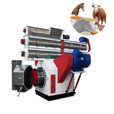 China Factory HKJ25C 2~4ton/h Poultry Feed Machine Ring Die Animal Feed Pellet Machine Price for sale