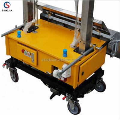 China Building Material Stores Easy Operate Automatic Wall Plastering Machine / Cement Spray Plastering Machine For Wall for sale