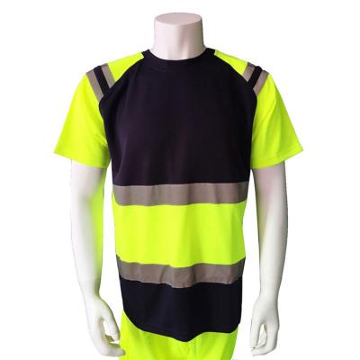 China High Visibility Anti-Pilling Reflective Safety Shorts Sleeve T-Shirt for sale