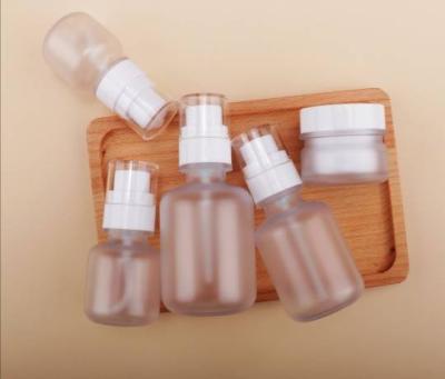 China BEAUTY PACKAGING 40ml 60ml 100ml 120ml 150ml frosted PET emulsion spray bottle cosmetic packaging plastic bottle for sale