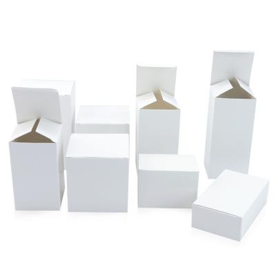 China Handmade Custom Printing White Logo 350g Cardboard Packing Box Gift Box for sale