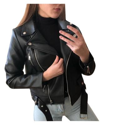 China Waterproof Fashion Leather Jacket Winter And Autumn Fall Apparel Clothes For Women Cardigan Blazer Jacket Blazers Ladies Coats for sale