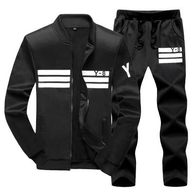 China Anti-Bacterial Casual Sports Wear Tracksuit Polyester Cotton Men Sweat Suit Multi Colors Tracksuit Customized Training Jogging Sports Tracksuit for sale