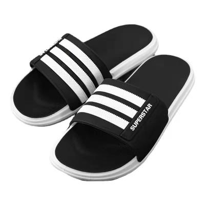 China Cushioning Factory Wholesale Hotel Custom Logo Slippers Men Plain Blank Slide Beach Sandals And Slipper Men for sale