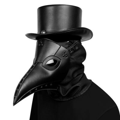 China Movie Character DWDP-HH22V Steampunk Plague Doctor Mask Cosplay Long Nose Bird Beak Latex Masks Carnival Masquerade Halloween Party Costume Prop for sale