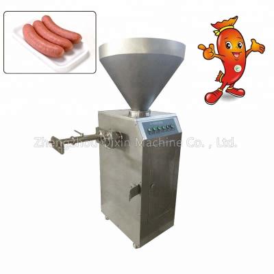 China Factory PLC Control 60L Best Selling Pneumatic Sausage Stuffer With Sausage Tornado for sale