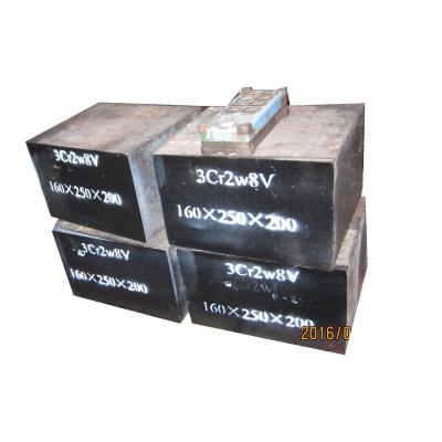 China Die steel bar 3Cr2W8V DIN X30WCrV 9-3, W-Nr.1.2581 JIS SKD5 AISI, SAE H21 alloy mold steel forging for sale