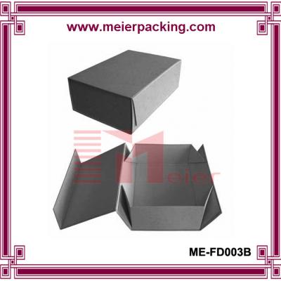 China Professional OEM custom grey folding paper box for Men's Leather Shoes for sale