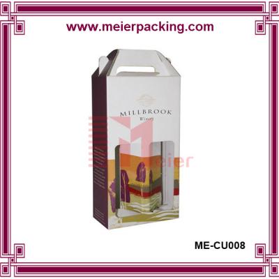 China Gabel design custom printing folding botton Pack Beer Packing Carton easy to take away for sale