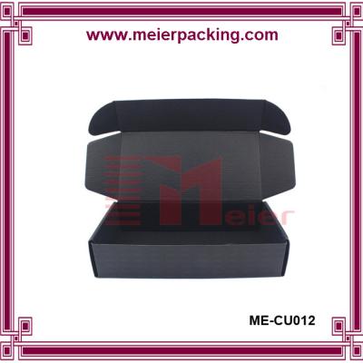 China Black Corrugated Board Gift Clothes Shipping Boxes For Custom Printed for sale