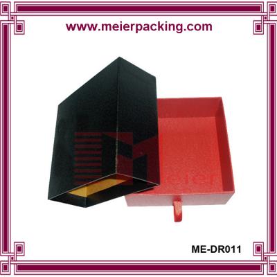 China Custom luxury texture paper decorative cardboard drawer packaging gift box for sale