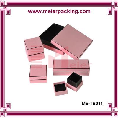 China Luxury Handmade Custom Logo Printed Paper Jewelry Gift Box , Ring Box, Necklace Box for sale