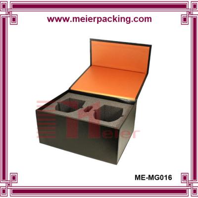 China High quality Custom Printed Cardboard Magnetic Gift Box/magnet box with sponge for cups for sale