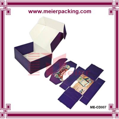 China 2016 offest printing Christmas folding coated paper box with matte lamination outside for sale