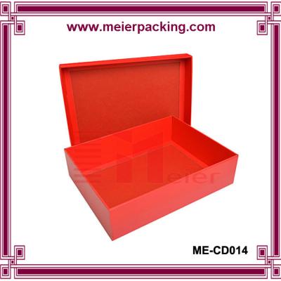 China Handmade Red color printing duplex Board Gift Clothes Shipping Boxes For Custom size for sale