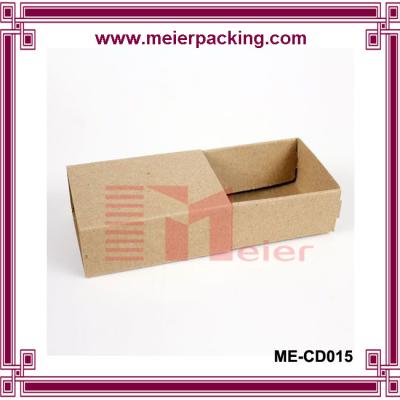 China Custom portable kraft brown paper sliding drawer retail packaging boxes for bracelet for sale