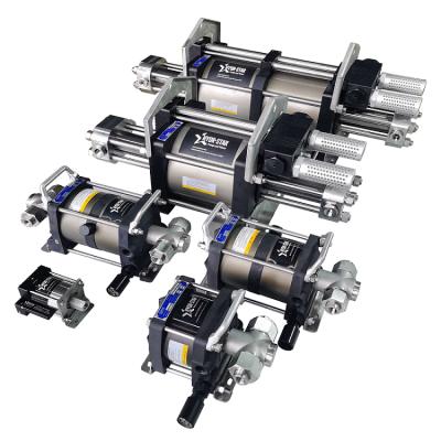 China Automotive Industry HYDR-STAR 316 Stainless Steel AHP06 Series Single Acting 6896 Triple Drive Bar Pneumatic Fluid Pump for sale