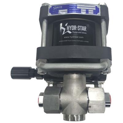 China Automotive Industry Best Quality HYDR-STAR 690 Bar Produced Portable Pneumatic Hydraulic Booster Pump For Pipes Testing for sale