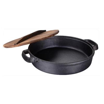 China Durable Double Handle Wok Japanese Cast Iron Mold for sale