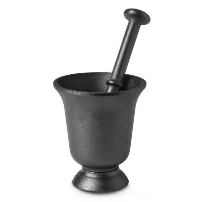 China Metal Mortar and Pestle Cast 304 Stainless Steel Mortar and Pestle Set for sale