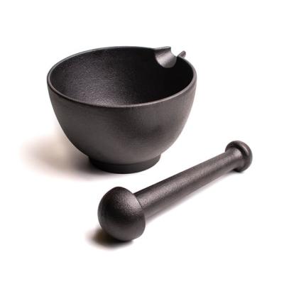 China Metal Camping Cookware Cast Iron Mortar and Pestle for sale